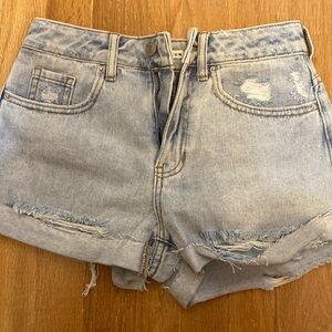 PacSun jean mom shorts size 23 new without tag